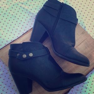 Black High Heel Bootie